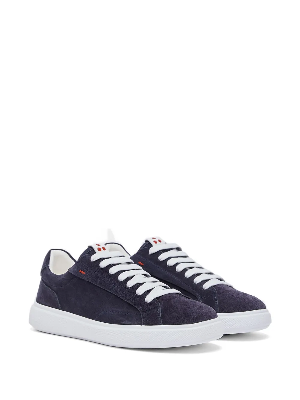 Peuterey Quarter 01 leren sneakers Blauw