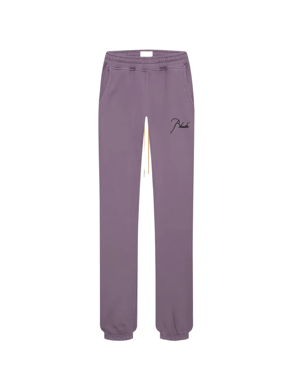 RHUDE Pantaloni sportivi con logo ricamato - Viola