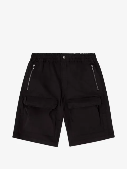 Diesel logo-embroidered cargo shorts