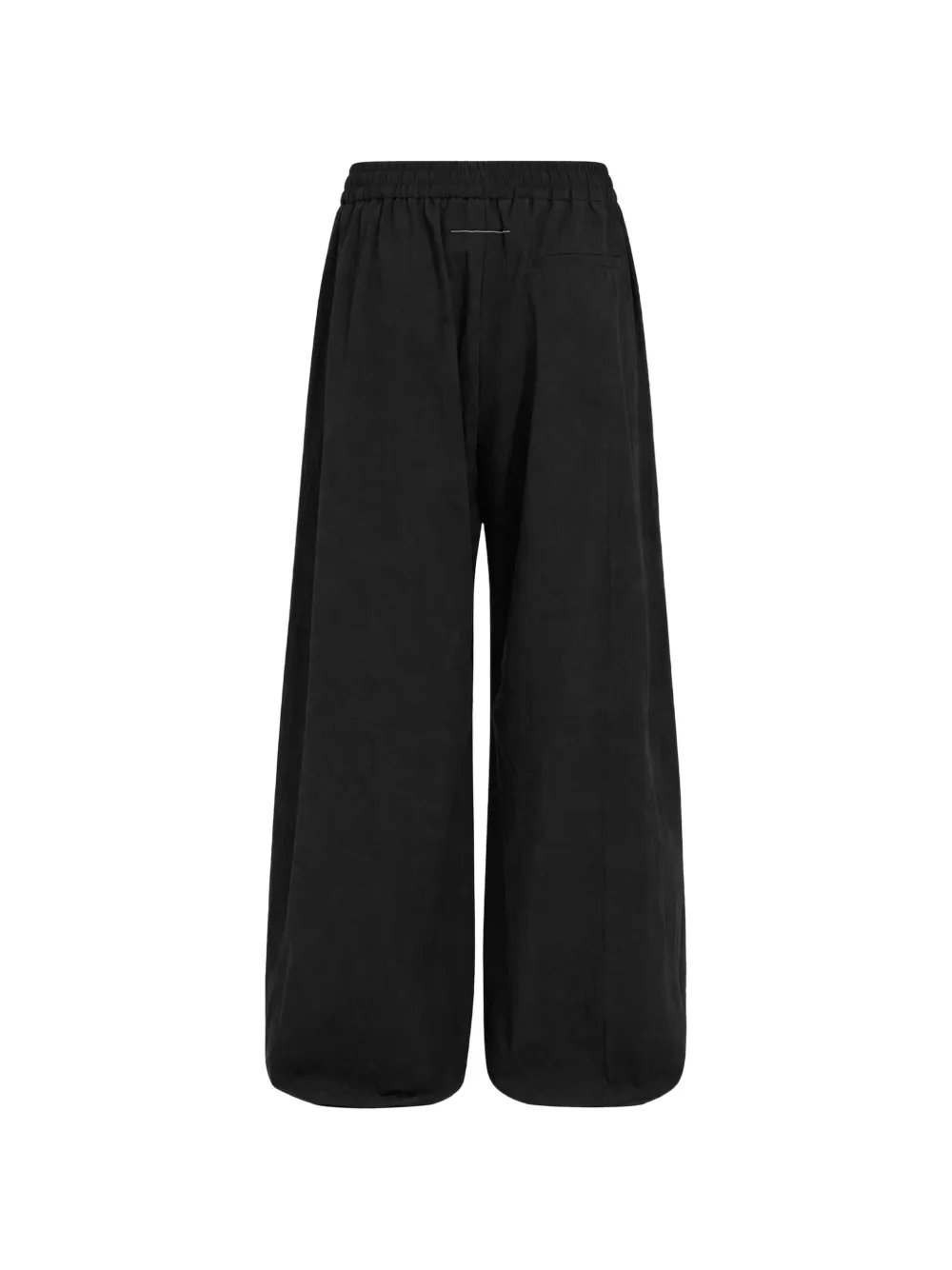 MM6 Maison Margiela Broek met wijde pijpen Zwart