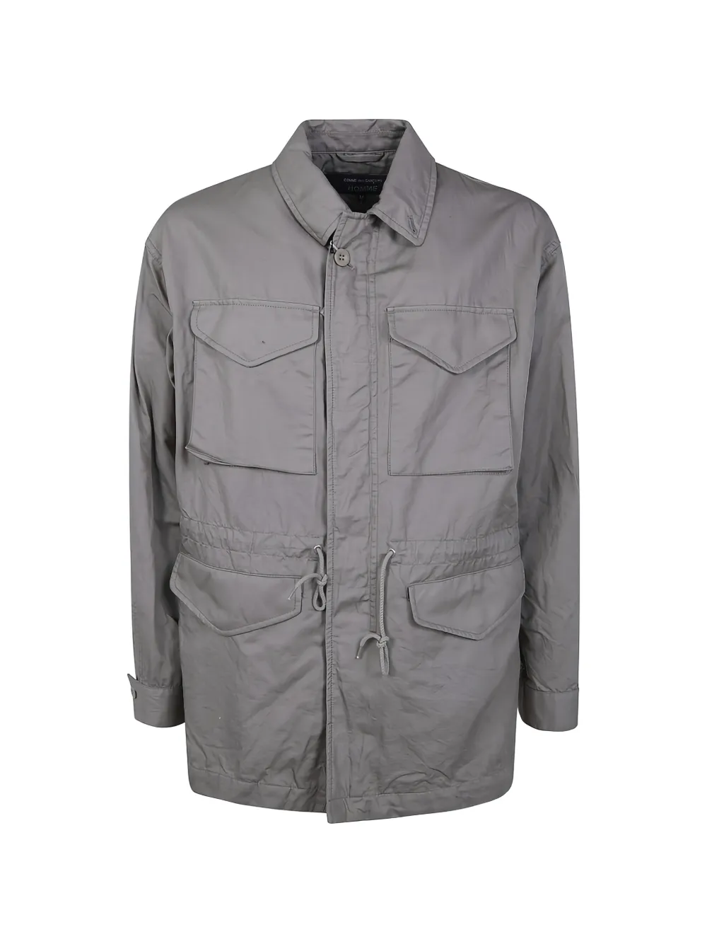 Comme des Garçons Homme drawstring-waist multi-pocket jacket - Grigio