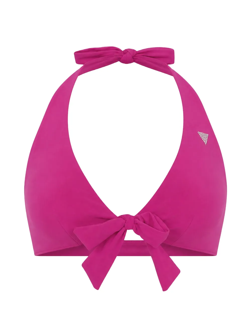 GUESS USA halterneck bow-detail bikini - Rosa