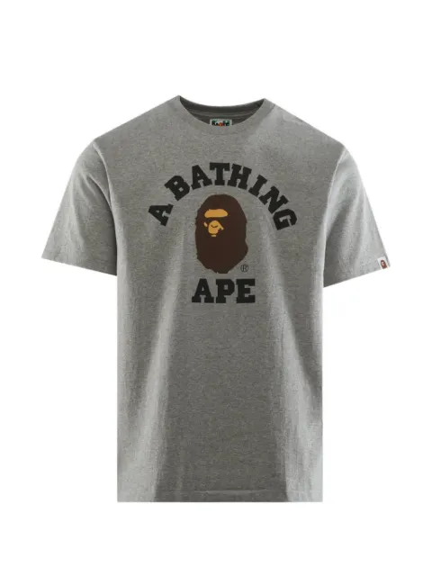 A BATHING APE® College logo-print T-shirt