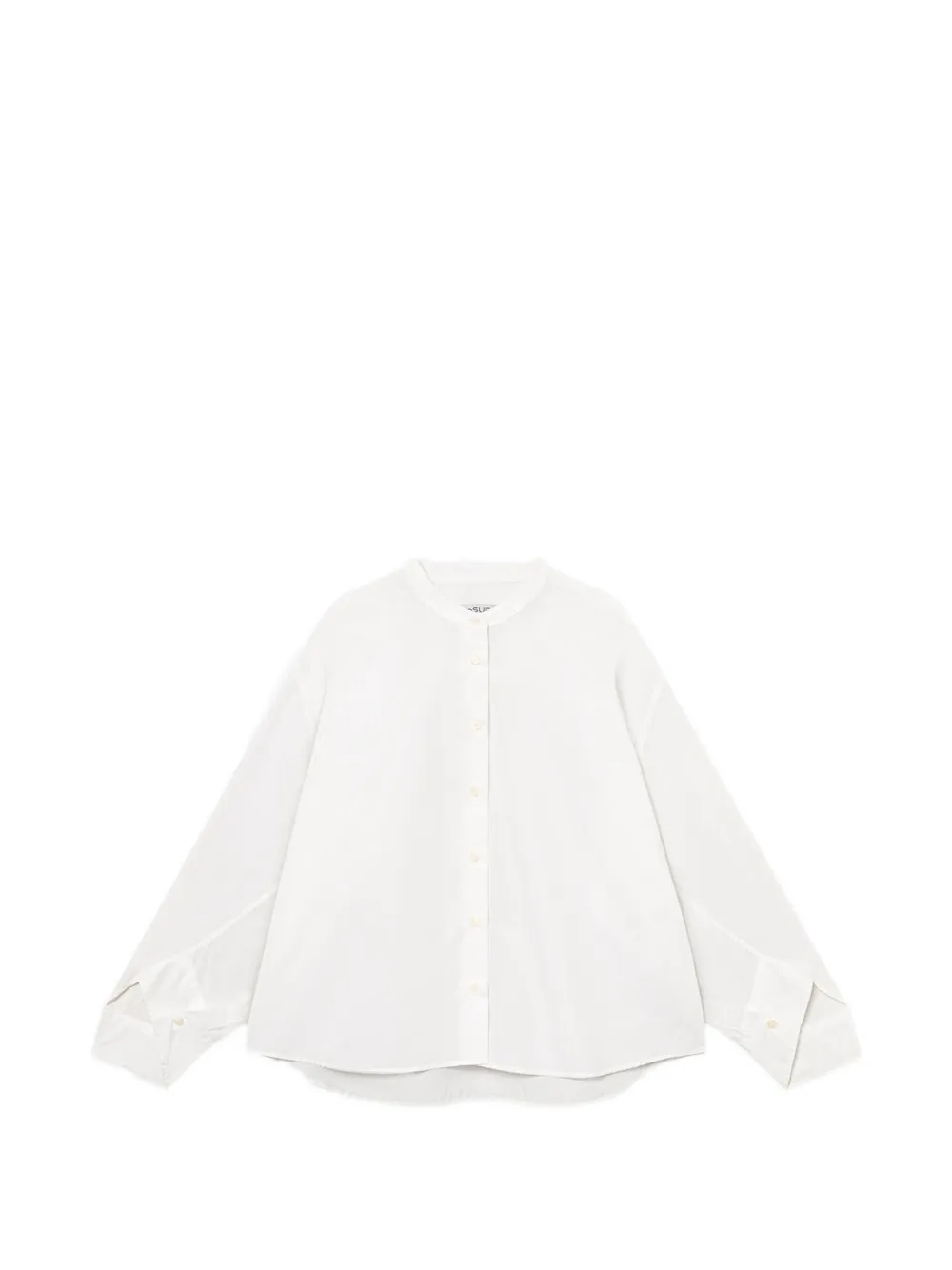 SoSUE New York band-collar blouse - Bianco