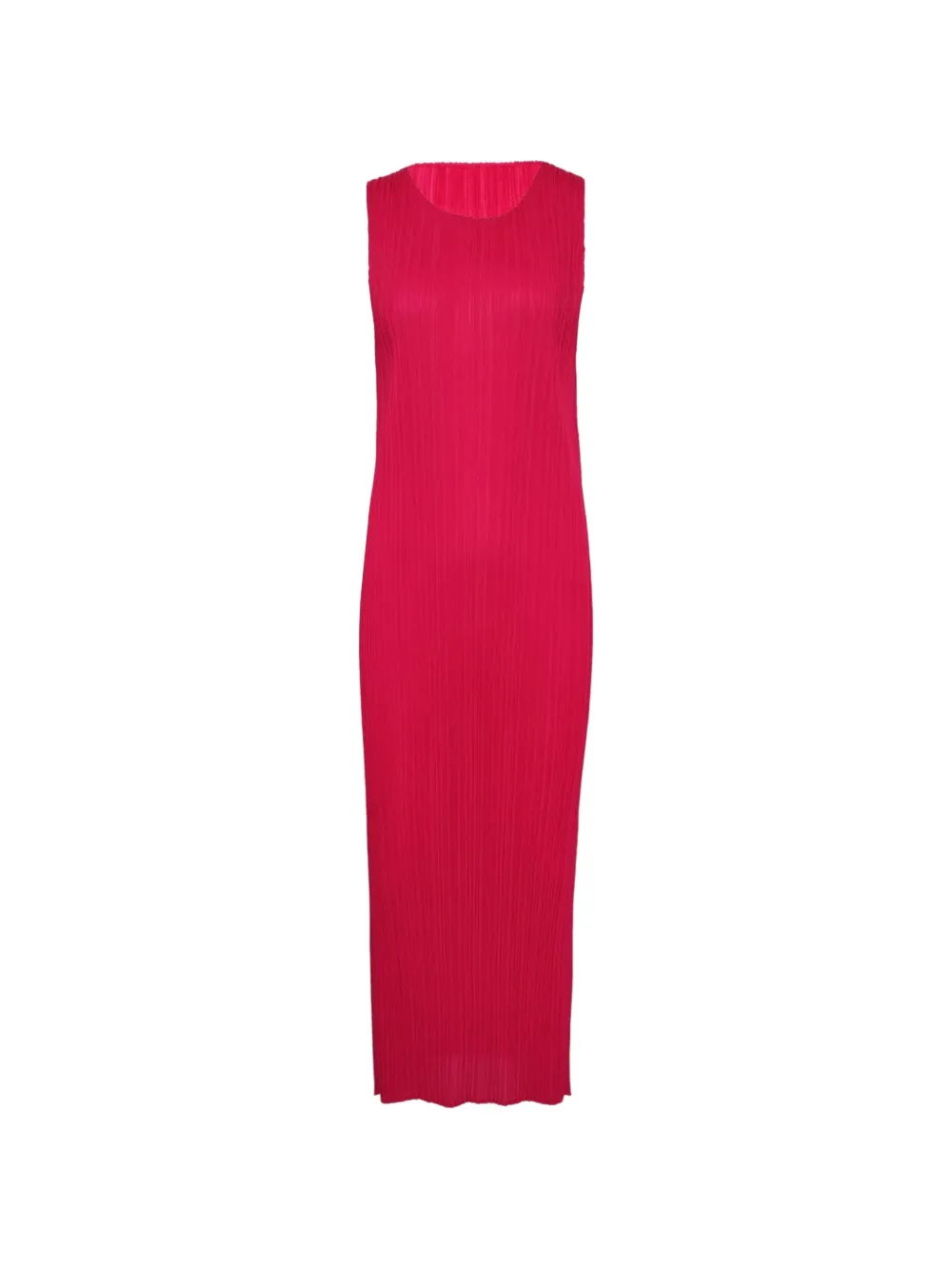 Pleats Please Issey Miyake pleated-design sleeveless maxi dress - Rosa