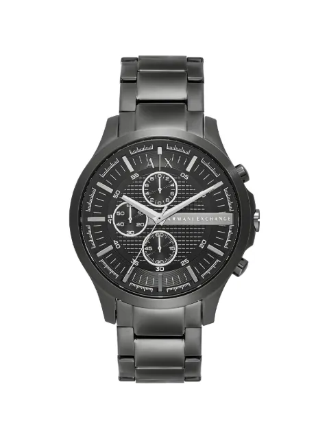 Armani Exchange logo-detail 46mm watch