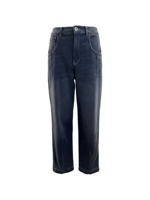 Eleventy contrast-stitch jeans