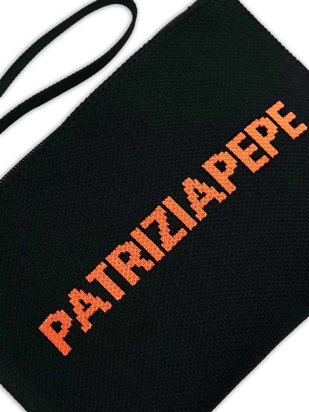 Patrizia Pepe Buidel met logo intarsia Zwart