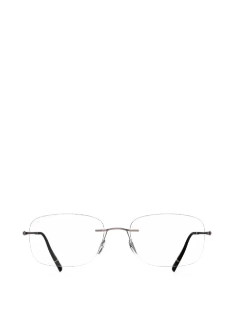 Silhouette rimless rectangle-frame glasses