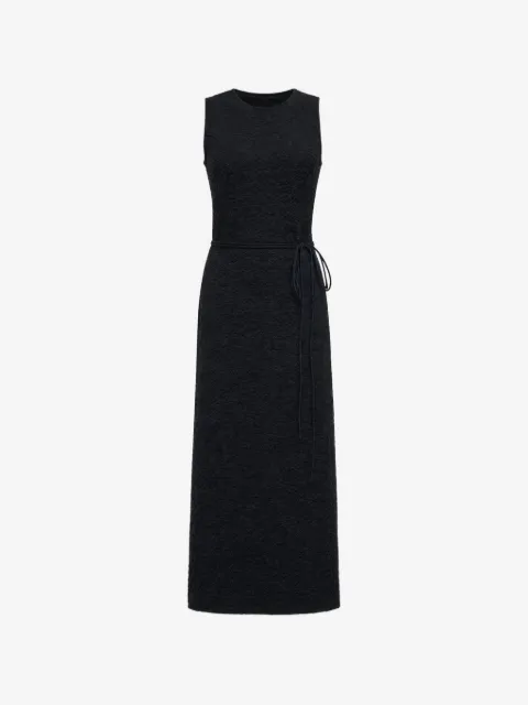 STAUD robe Nema à taille ceinturée