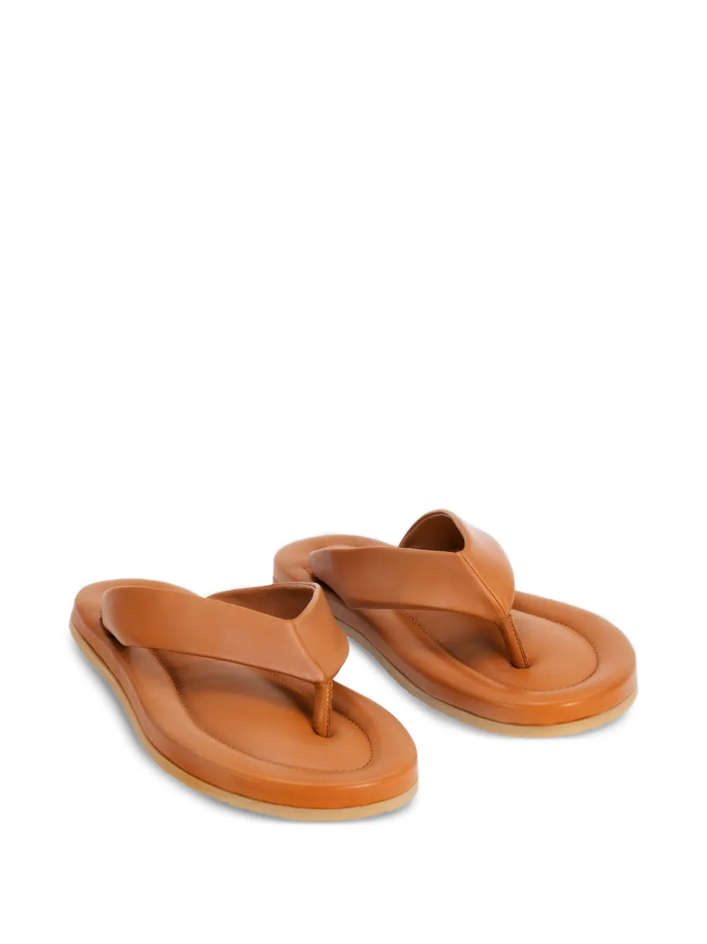 BY FAR Dasha 2.0 padded sandals Bruin