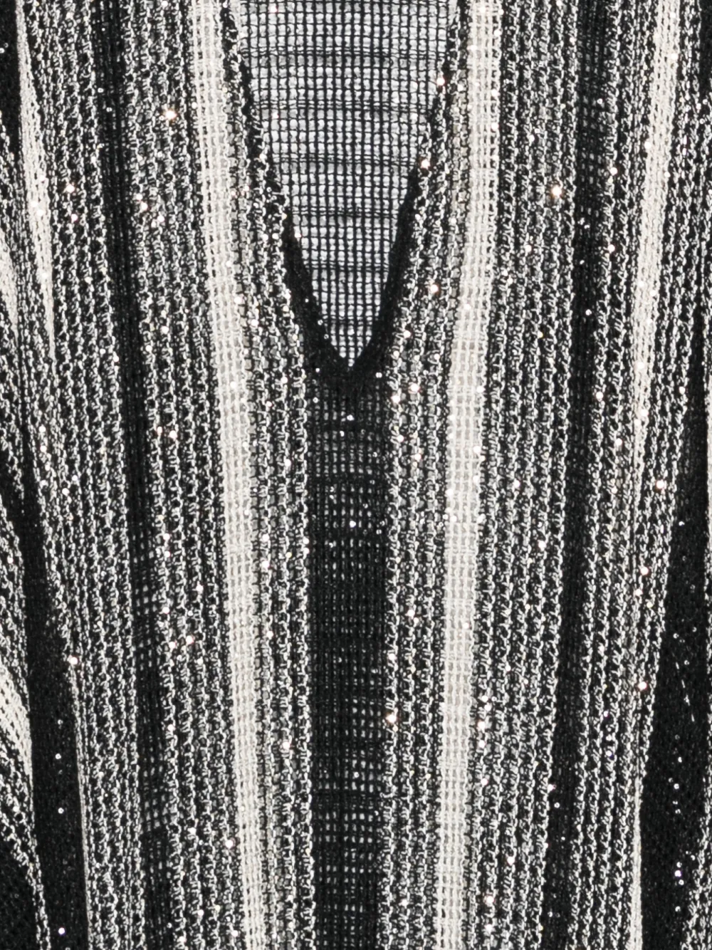 Missoni Tuniek met lange mesh Grijs