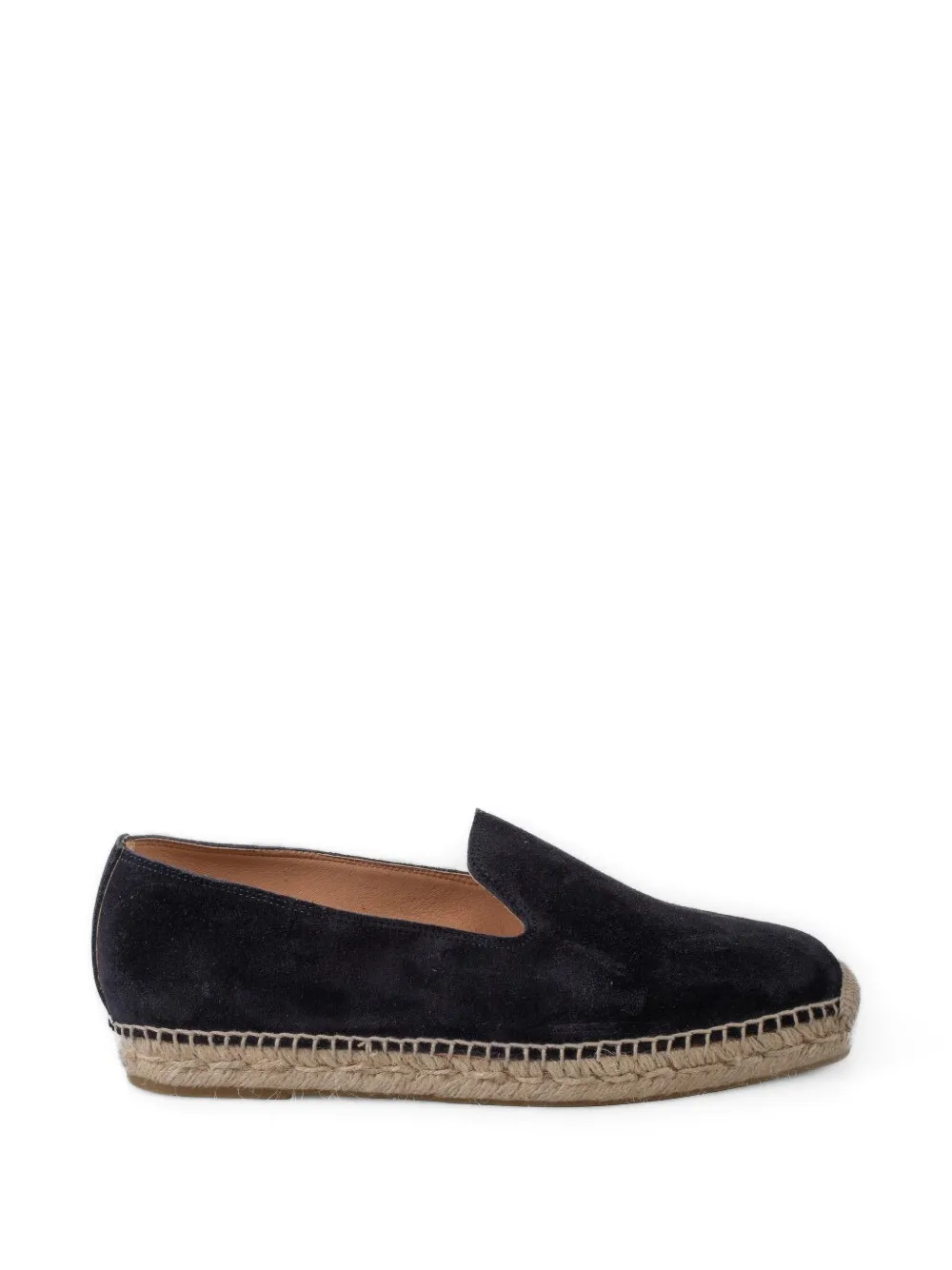 LES HÉRITIERS suede slip-on espadrilles - Blau