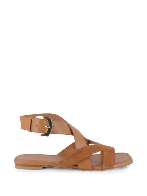Stuart Weitzman crossover-strap sandals