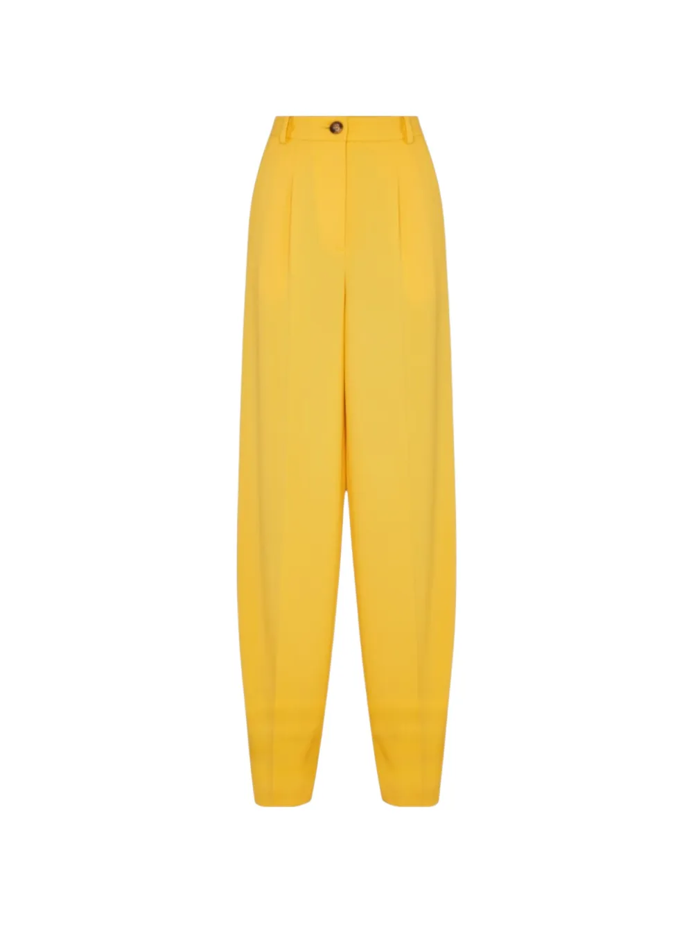 Elisabetta Franchi pleat-detail tailored trousers - Gelb