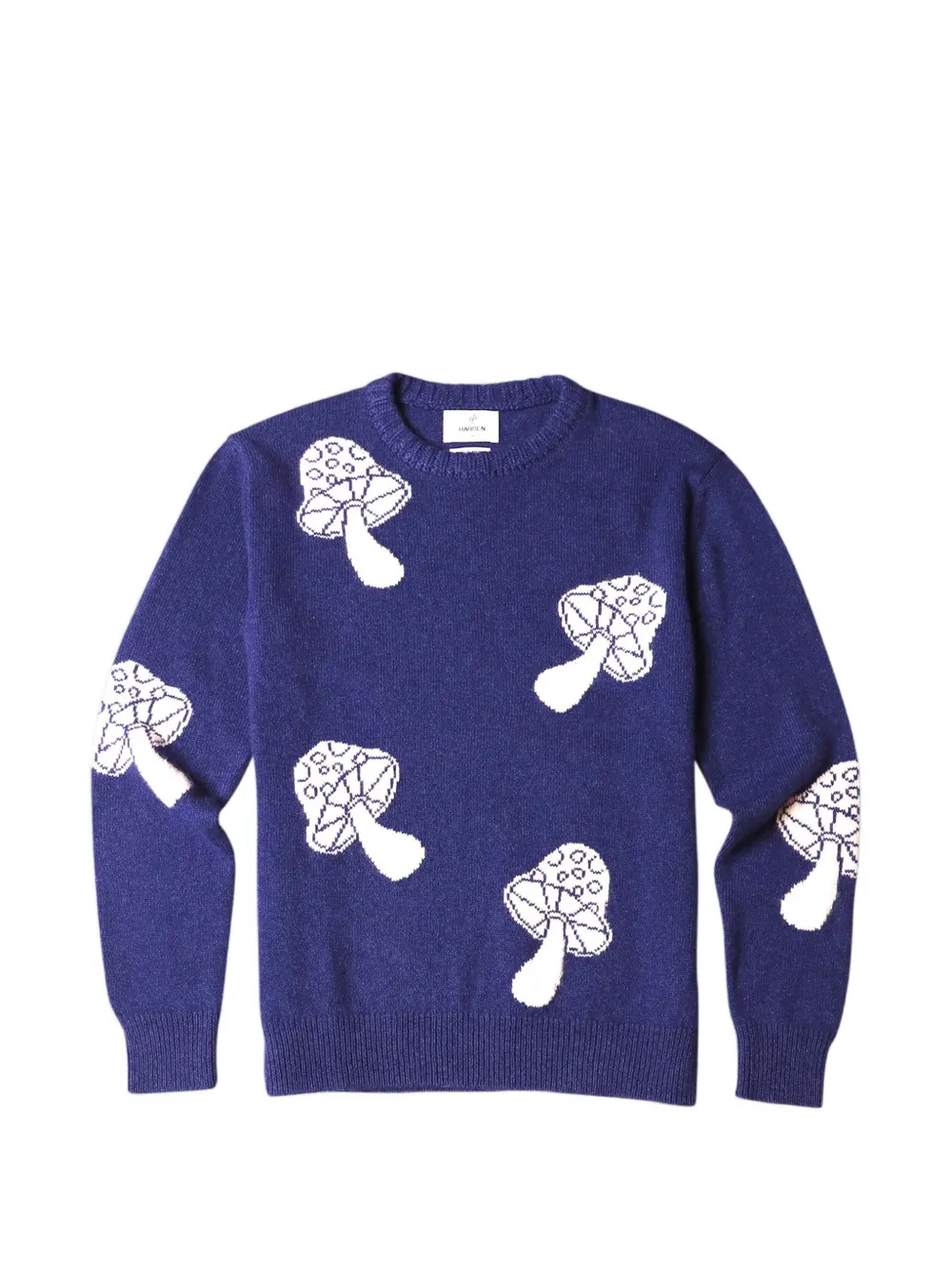 HARDEN mushroom-motif jumper - Blau