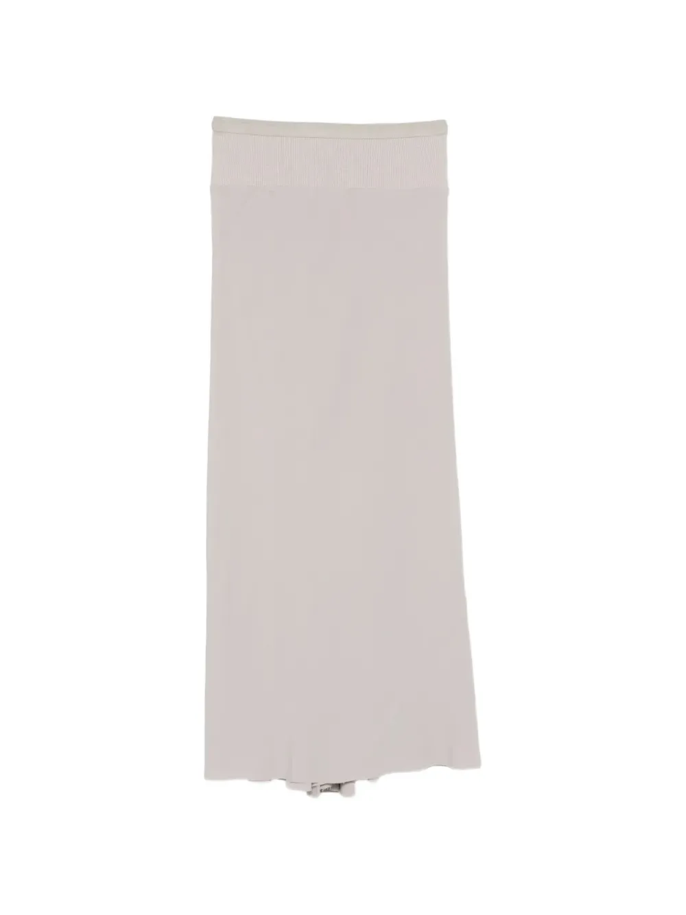 Rick Owens ribbed-knit elasticated skirt - Grau