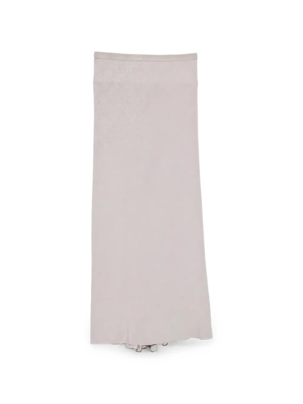 Rick Owens Ribgebreide elastische rok Grijs