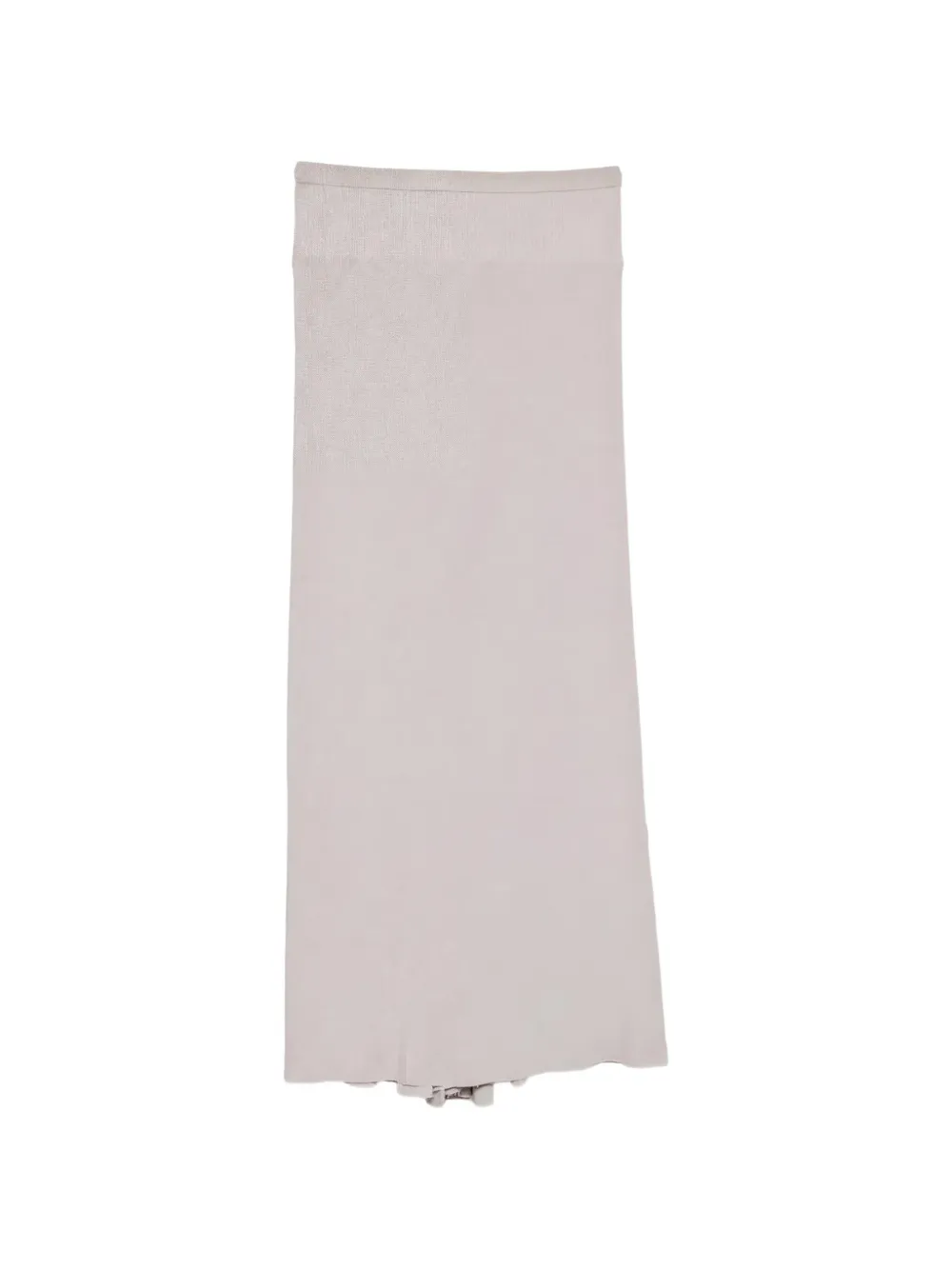 Rick Owens ribbed-knit elasticated skirt - Grigio