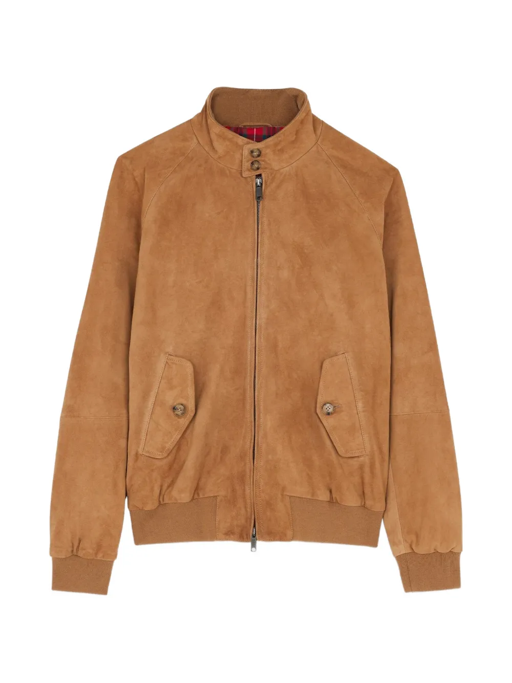 Baracuta G9 slim-fit leather jacket - Marrone
