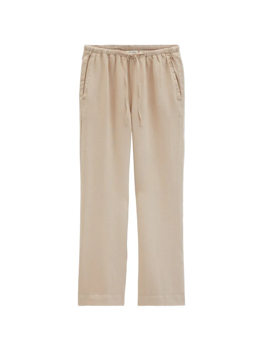 Marc O'Polo drawstring-waist straight trousers - Toni neutri