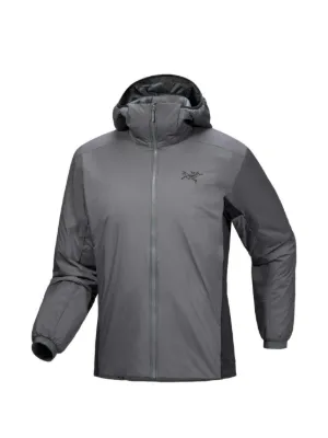 logo-embroidered hooded jacket 2