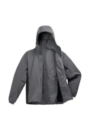 logo-embroidered hooded jacket 4