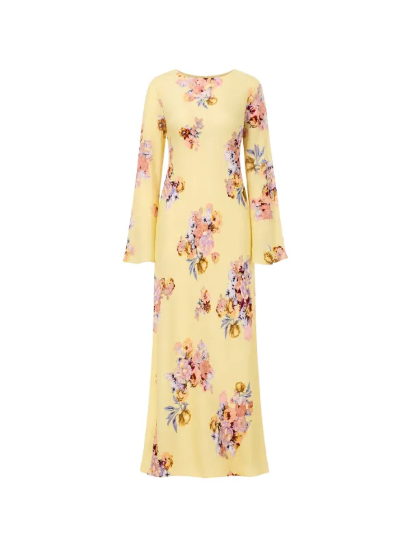 casual work dresses women PRETTYGARDEN for Elegant Classy Summer Business Cas Long formal dresses Color:Sable Flocked Florals Missacc Black Mother Of