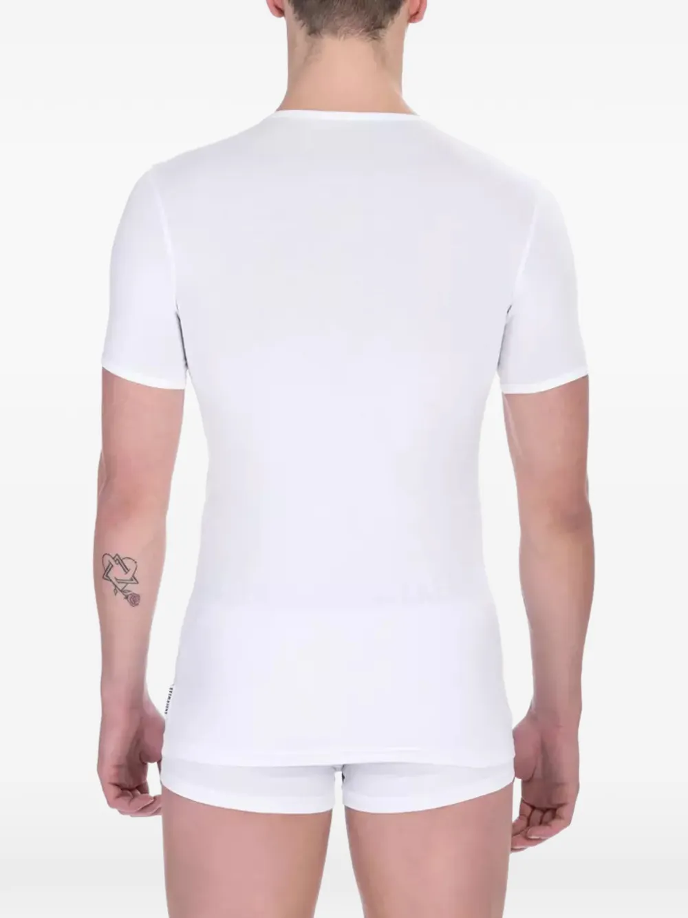 Bikkembergs T-shirt met logopatch Wit