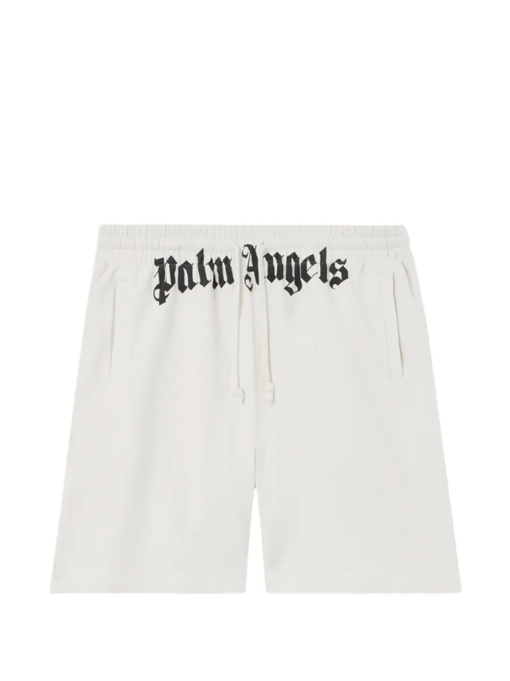 Palm Angels logo-print shorts - Weiß
