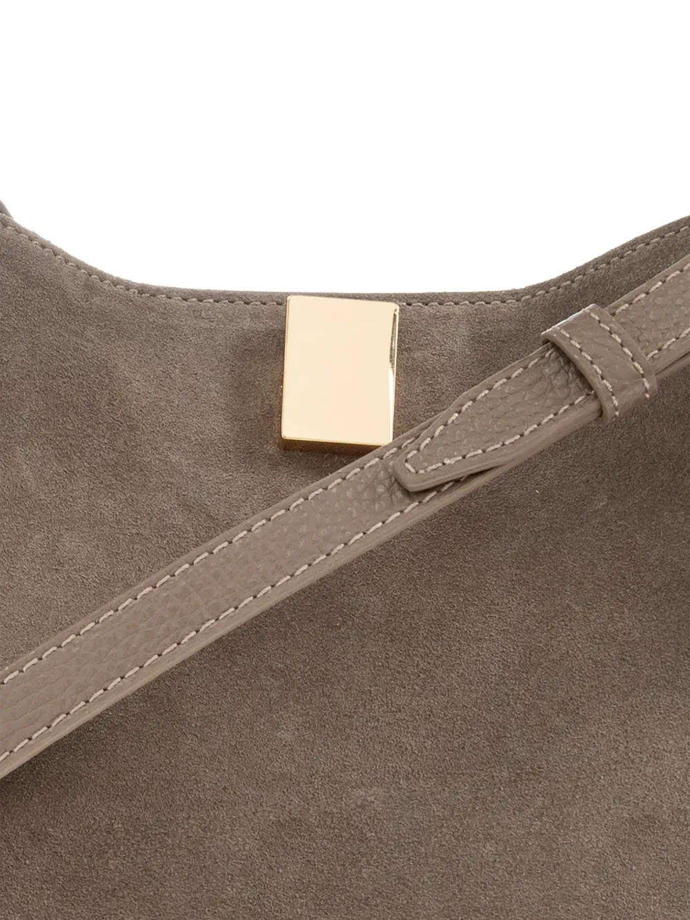 Yuzefi Gyoza suède shopper Bruin