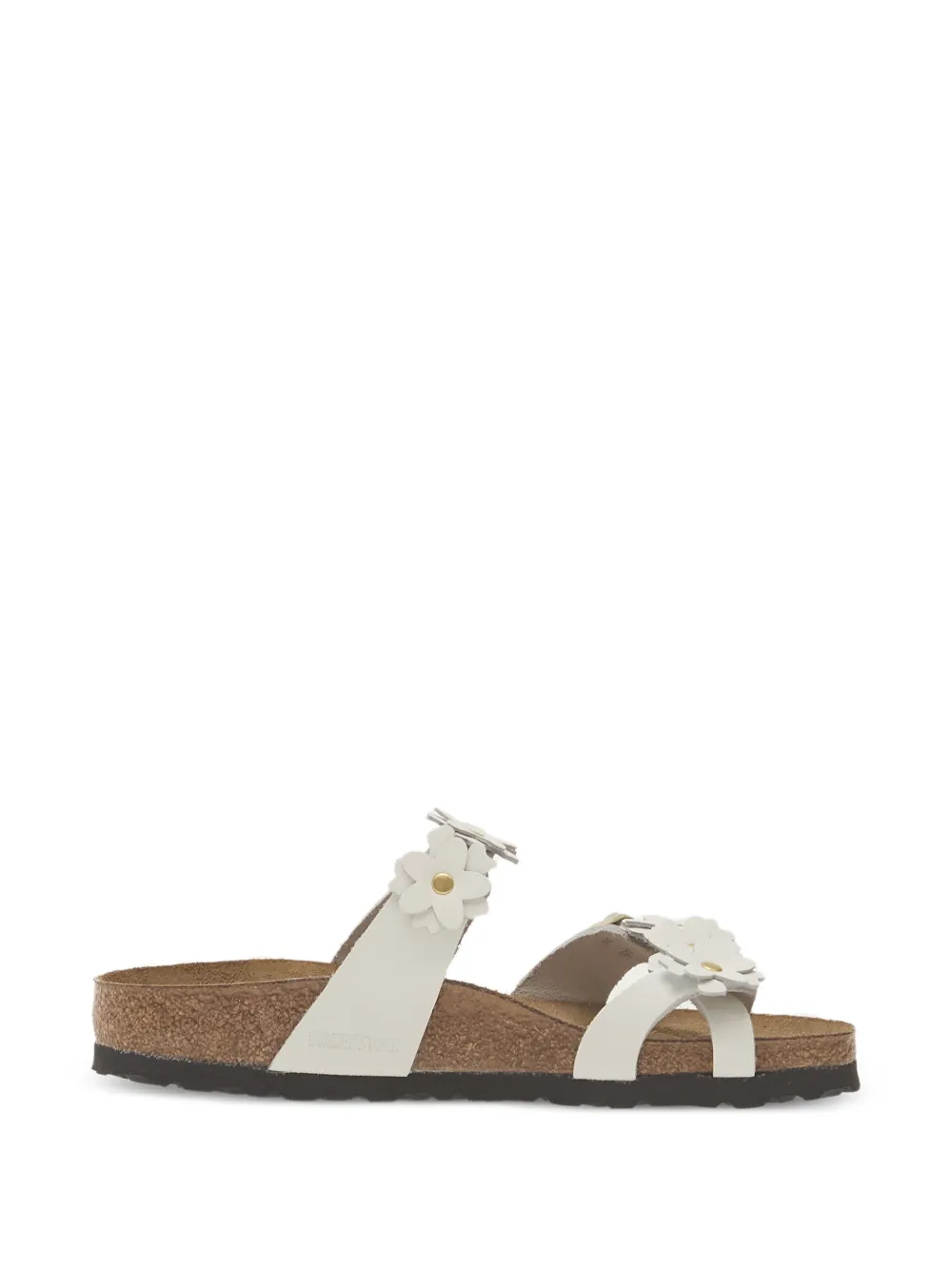 Birkenstock Mayari flower-appliqué sandals - Bianco
