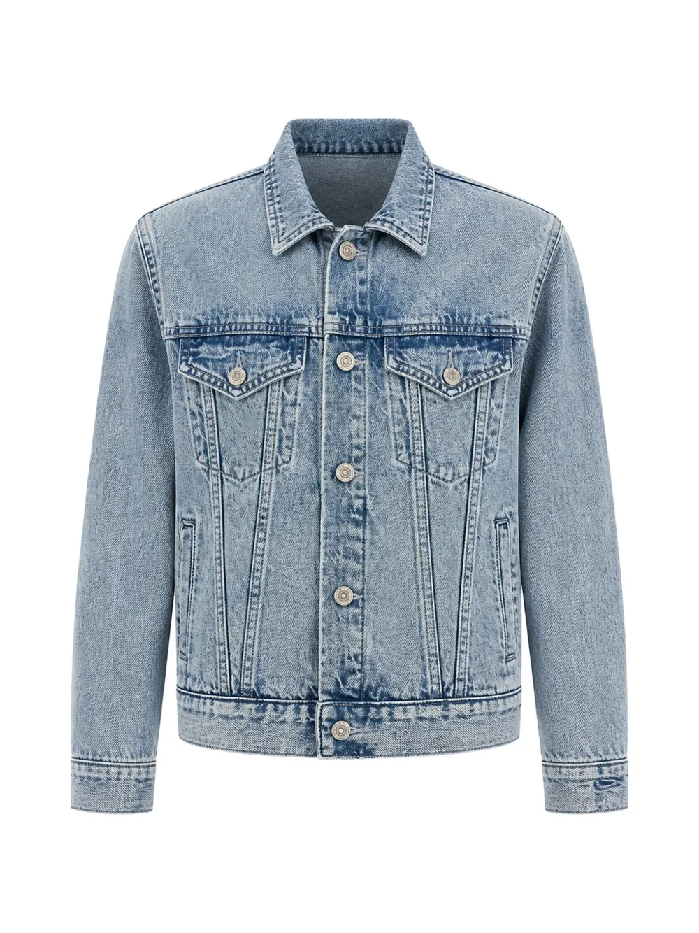 Lauren Ralph Lauren button-fastening denim jacket - Blau
