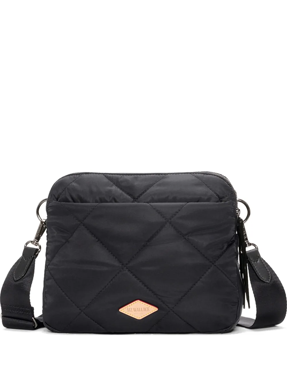 Mz Wallace Madison quilted crossbody bag - Nero