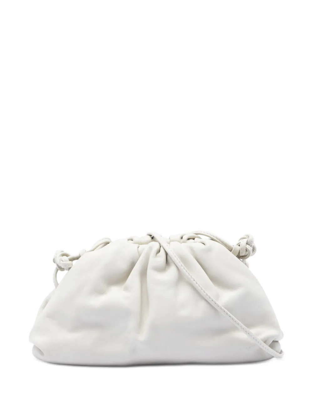 Bottega Veneta Pre-Owned 2012-2026 Lambskin The Mini Pouch crossbody bag - Weiß