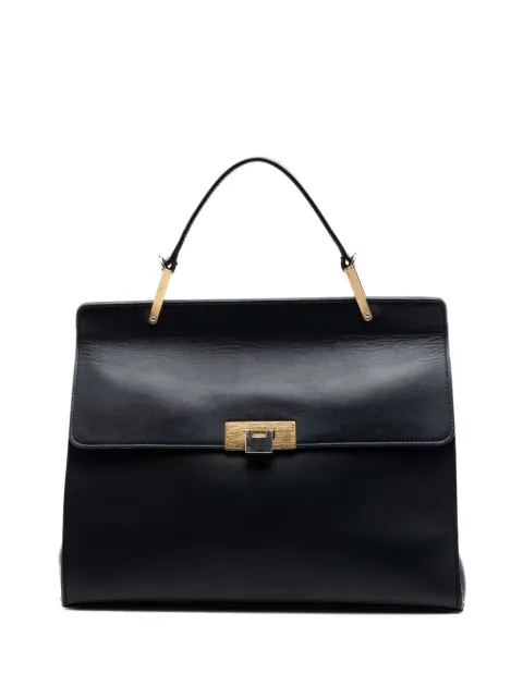 Balenciaga Pre-Owned bolsa satchel Piel Le Dix Cartable de piel con asa en el tope 2014