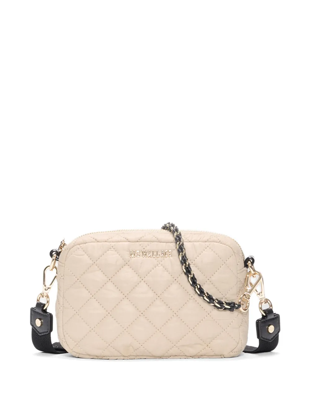 Mz Wallace Crosby quilted crossbody bag - Toni neutri
