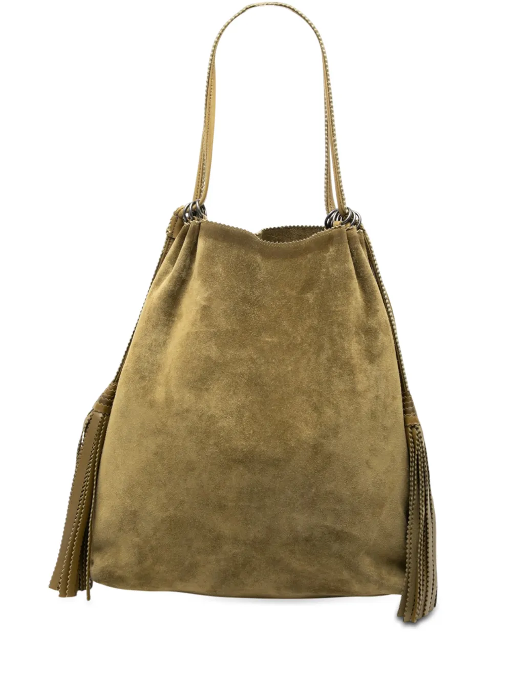 Bottega Veneta Pre-Owned 2001-2018 Suede Fringe Tassel shoulder bag - Grün