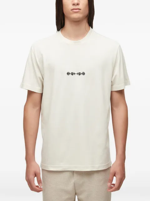 Osklen Camiseta com bordado floral