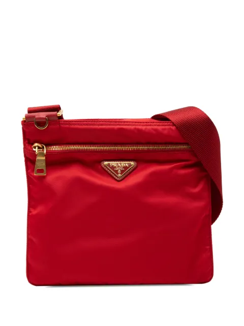 Prada Pre-Owned bolsa crossbody Tessuto con cierre en la parte superior 2012-2026