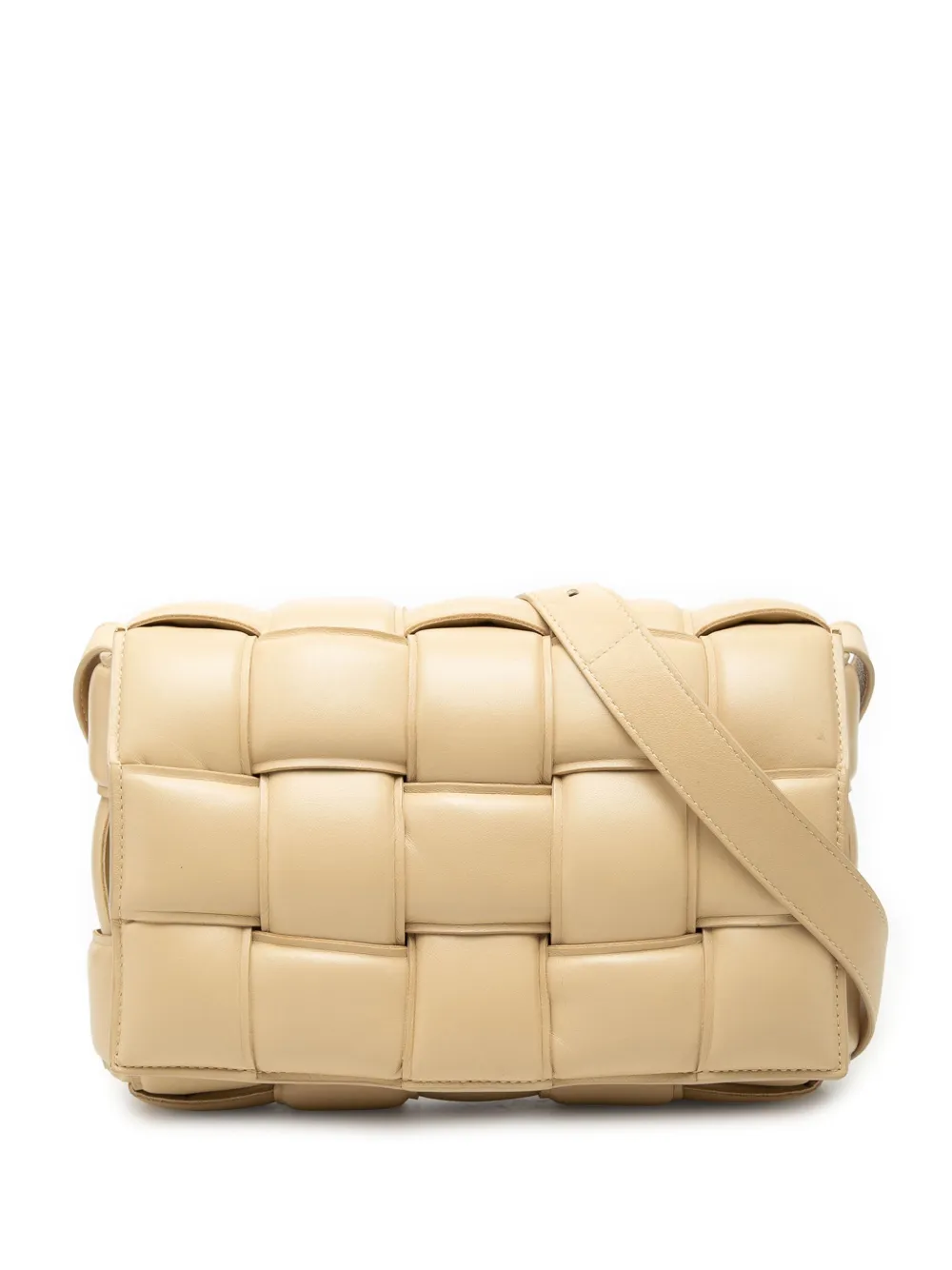 Bottega Veneta Pre-Owned 2012-2026 Nappa Intrecciato Padded Cassette crossbody bag - Braun