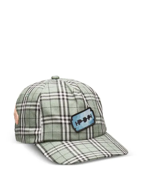 PDF check-pattern patch-detail baseball cap