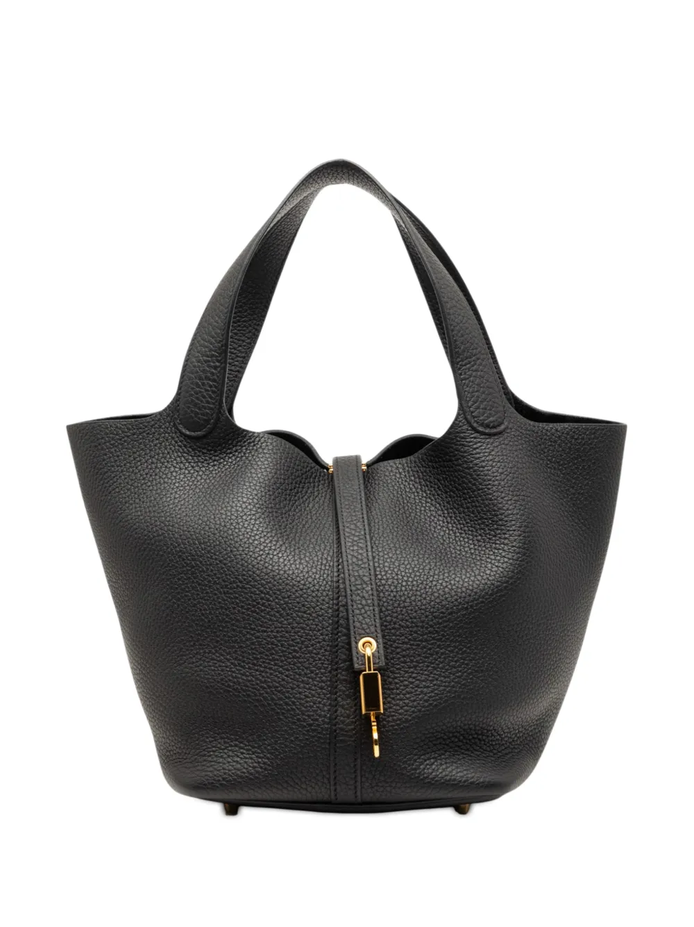 Hermès Pre-Owned 2022 Clemence Picotin Lock 22 handbag - Nero