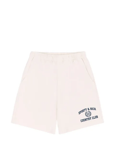 Sporty & Rich Varsity Crest shorts