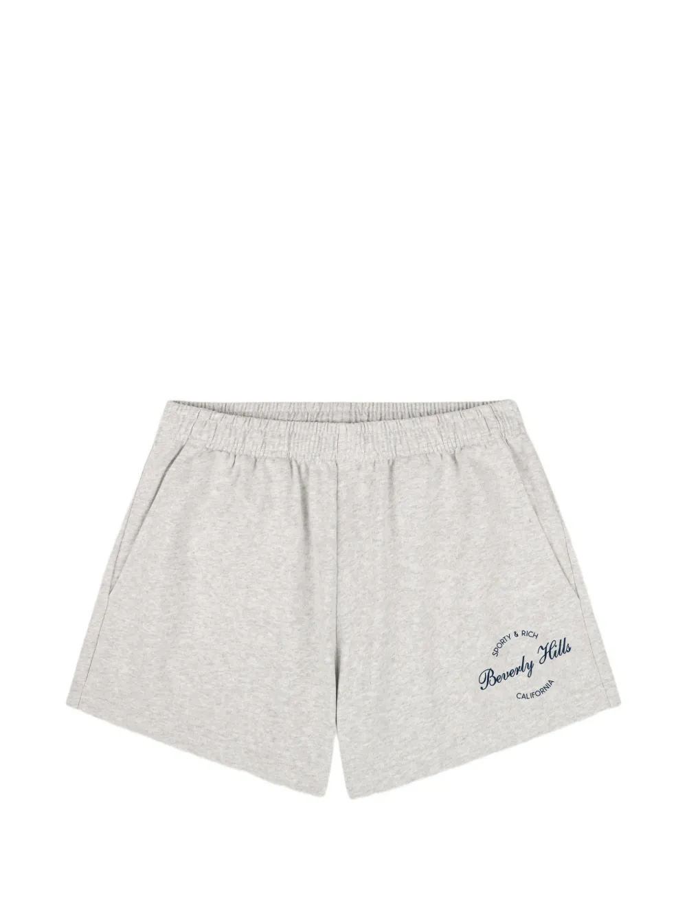 Sporty & Rich Beverly Script shorts - Grigio