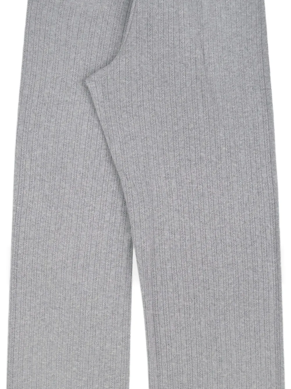 Sporty & Rich Broek met logopatch Grijs
