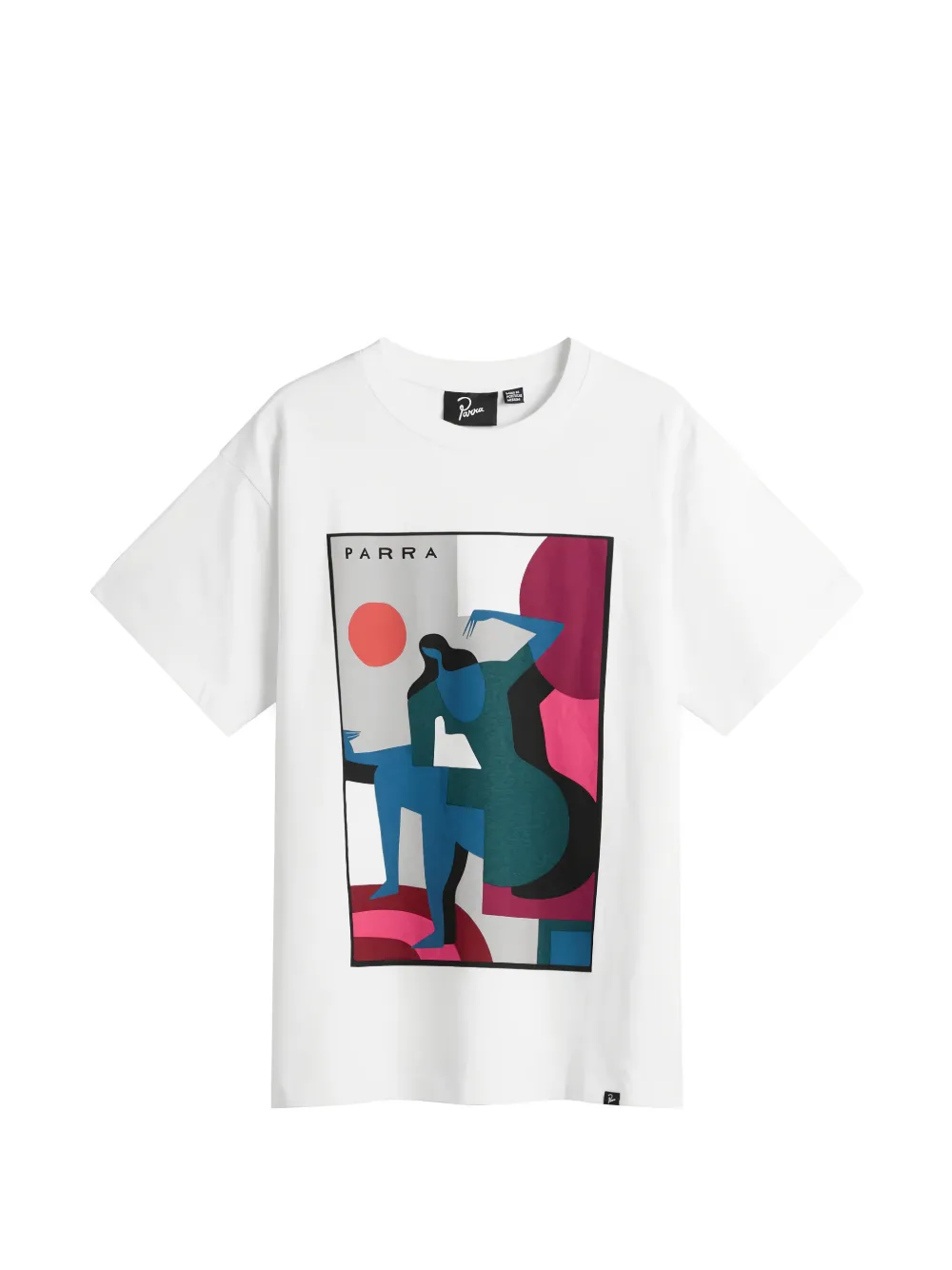 BY PARRA Ball to the Face graphic-print T-shirt - Bianco