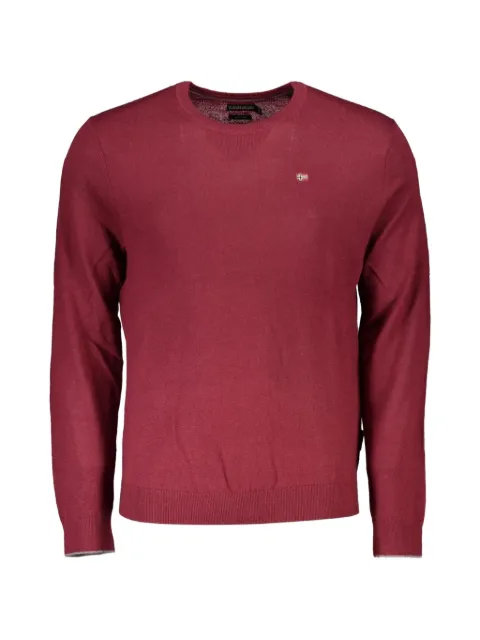 Napapijri Damavand logo-patch crew-neck sweater