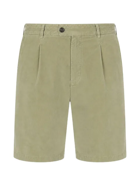 PT Torino pleated corduroy shorts