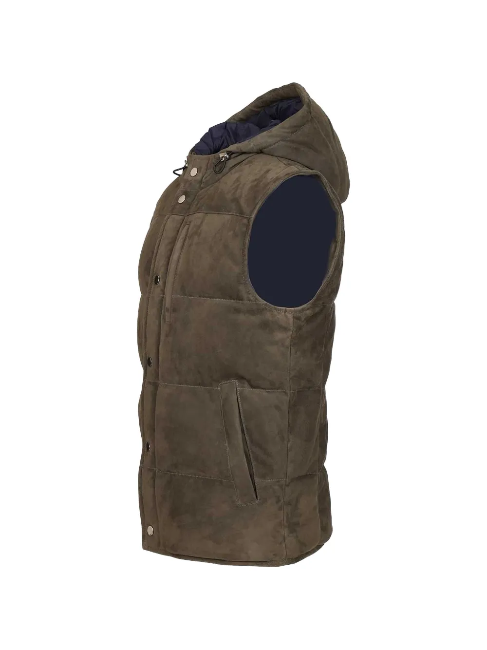 Al Duca D Aosta 1902 Suède bodywarmer Bruin